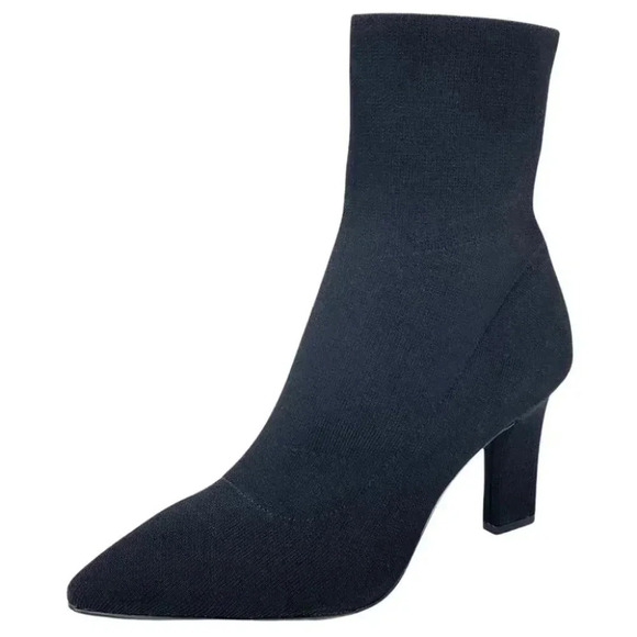 Botkier Nadia Black Neoprene Stretch Womens Ankle Boots Size 10M